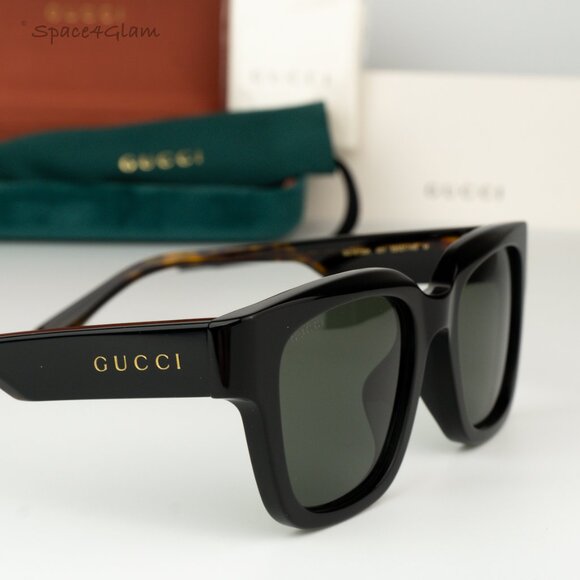 BRAND NEW Gucci GG1670SK 001 Havana Grey Unisex Square Sunglasses GG 1670SK - Picture 1 of 9